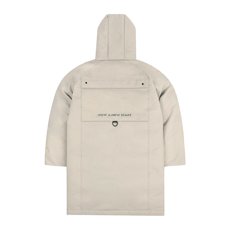 fur hooded insulated parka front view